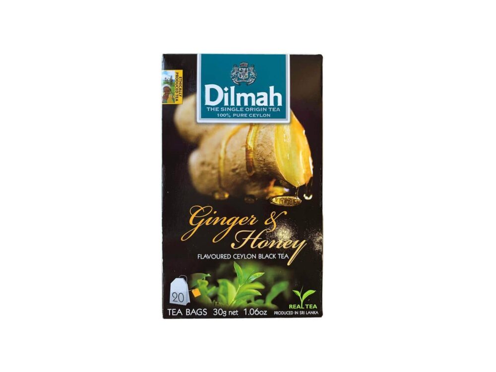 Dilmah Ginger & Honey Flavoured Ceylon Black Tea 30g First Emporium