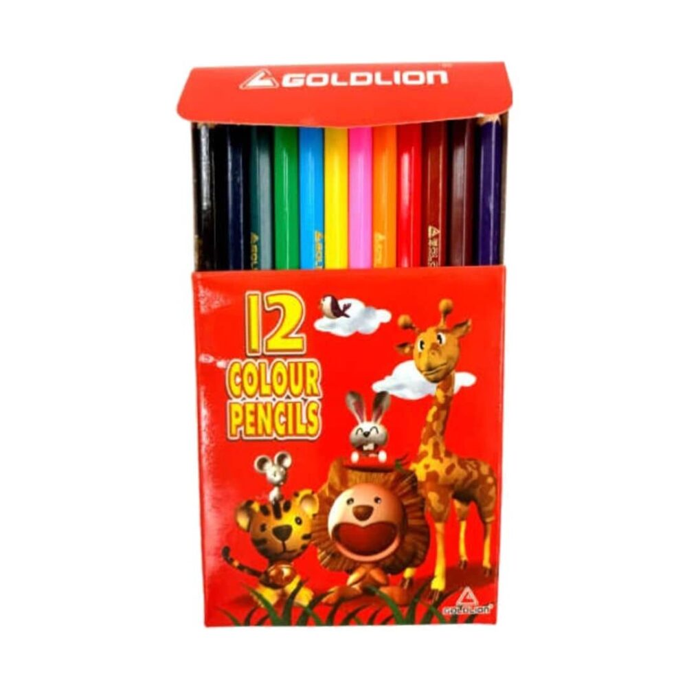 Goldlion 12 Colour Pencils Long