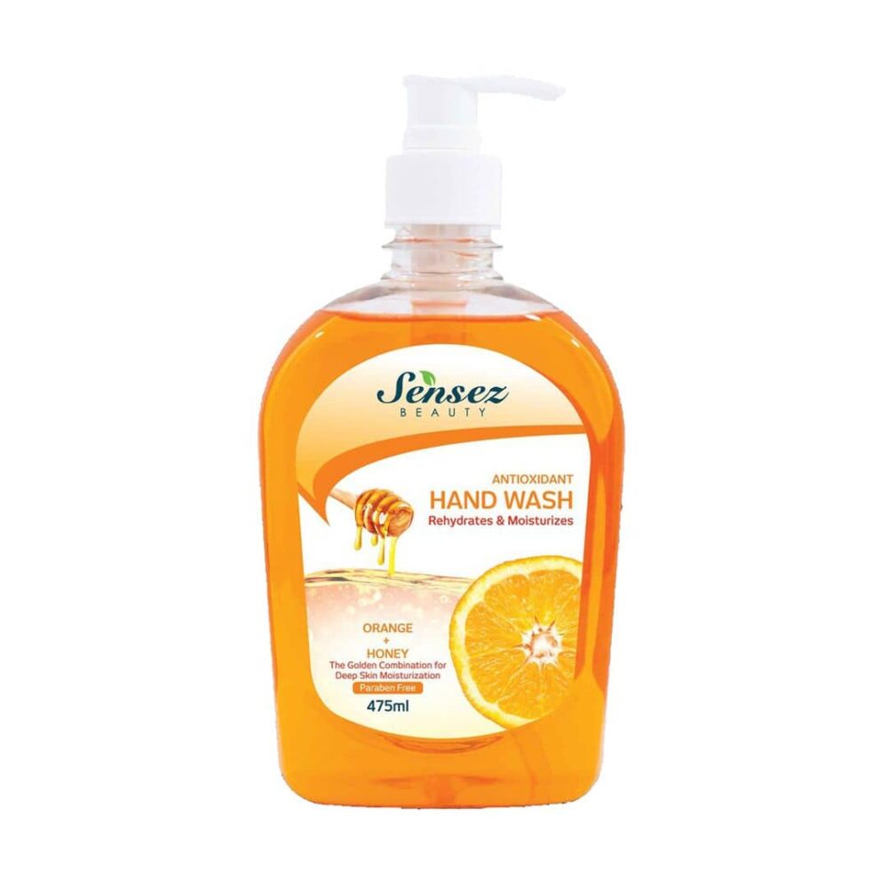 Sensez Beauty Antioxidant Hand Wash Orange + Honey 475ml