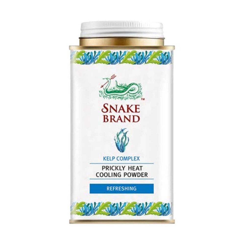 Snake Brand Prickly Heat Kelp Complex Cooling Powder Refreshing 140g First Emporium