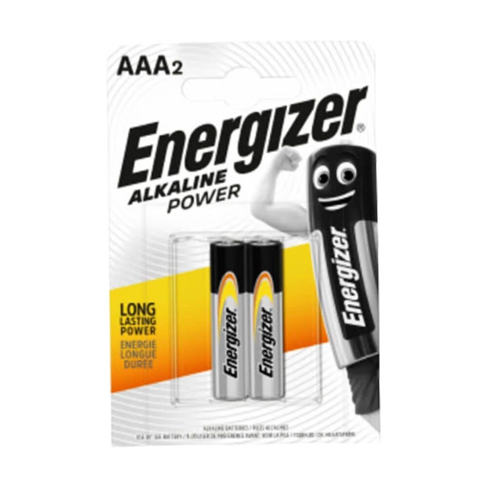 Energizer AAA Alkaline Power Batteries 2s