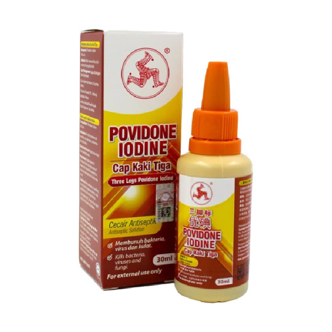 3 Legs Povidone Iodine 30g