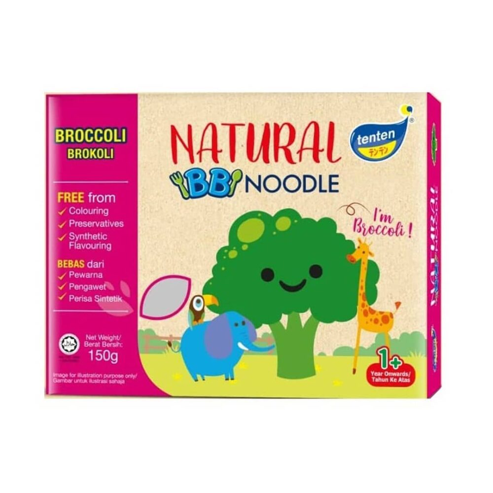 Tenten Natural BB Noodle Broccoli 150g
