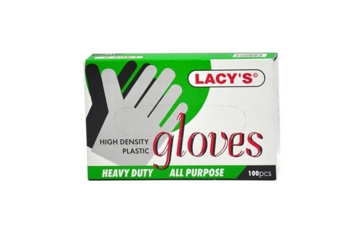 Lacy's High Density Plastic Gloves 100pcs