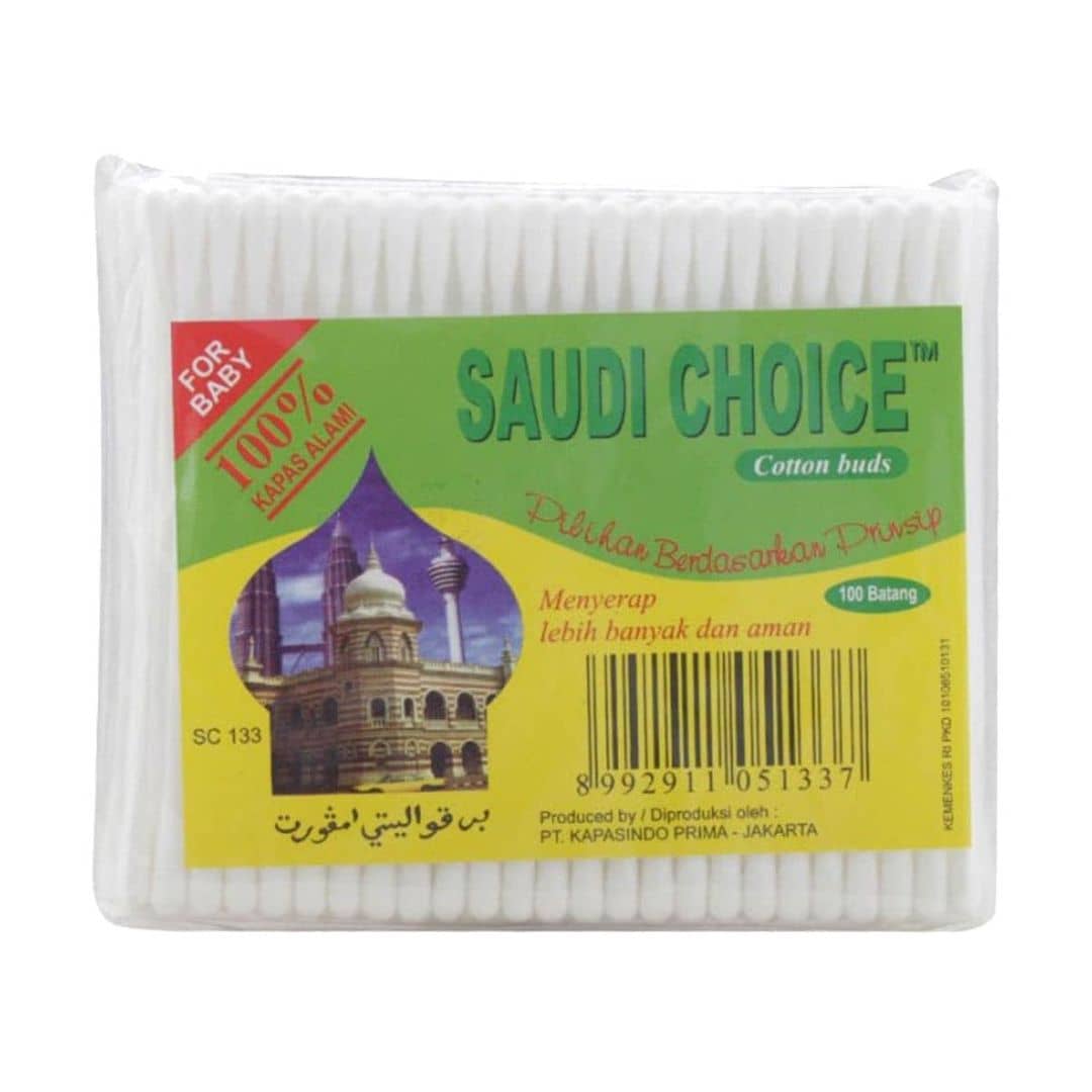 Saudi Choice Cotton Bud Small Tip 100s
