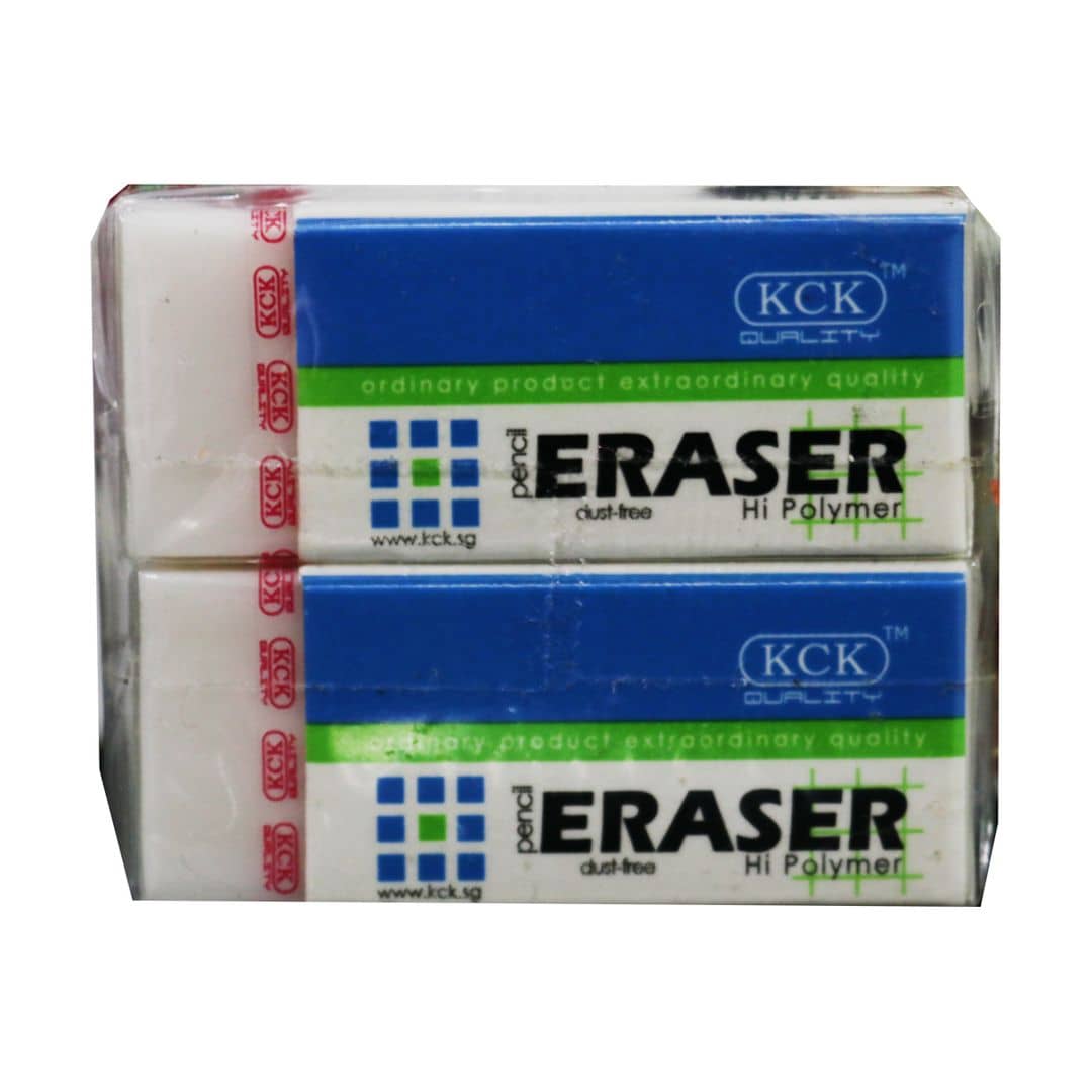 KCK Hi-Polymer Eraser 2pcs