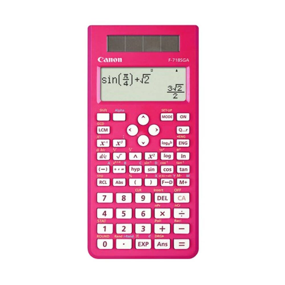 Canon F-718SGA Scientific Calculator Pink