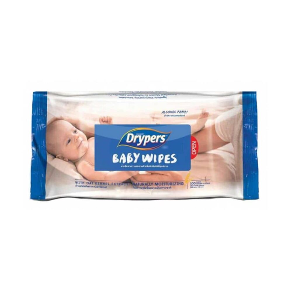 Drypers Baby WeeWee Wipes Alcohol 100 sheets