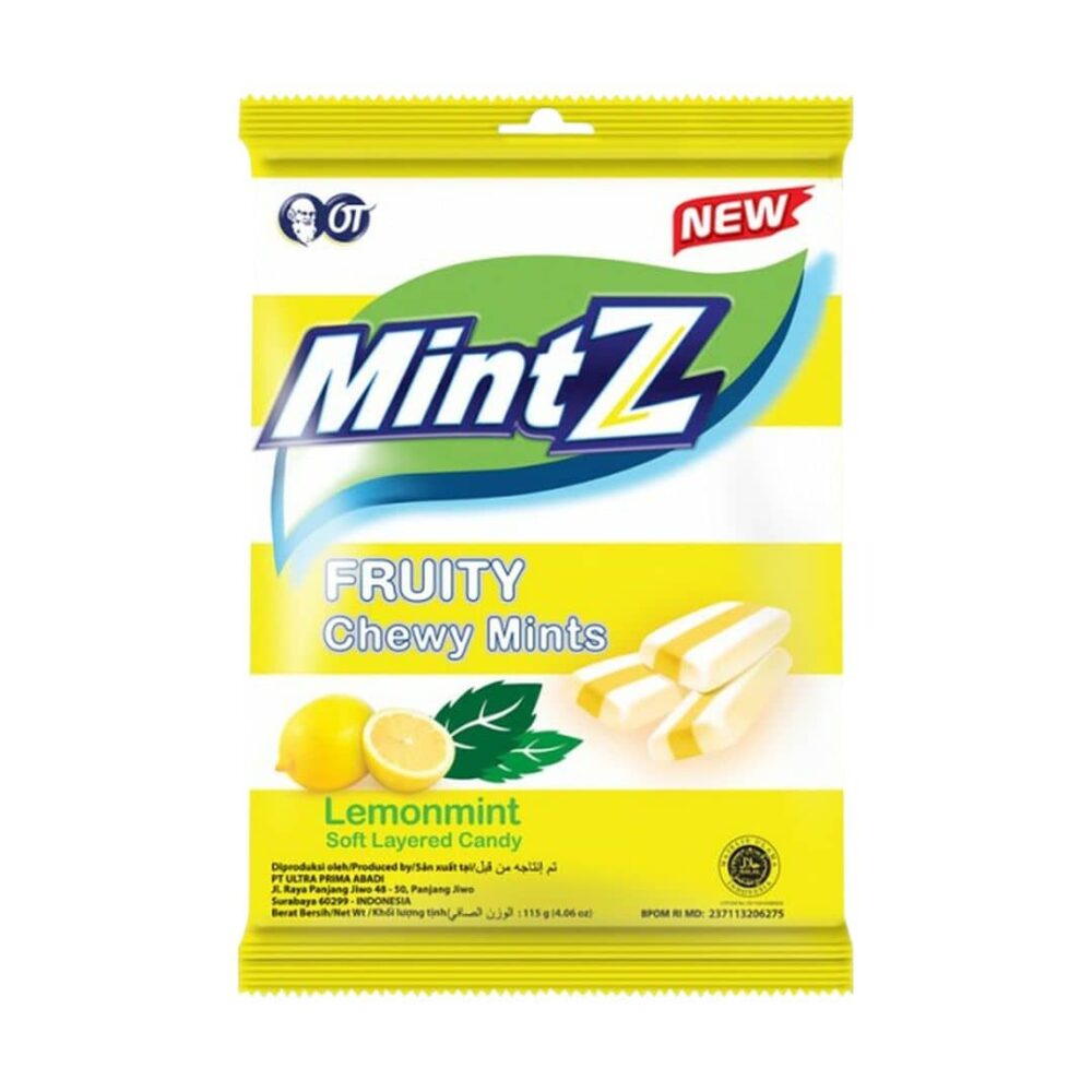 Mintz Lemonmint fruity Chewy Mints 115g