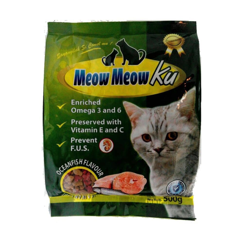 Meow Meow Ku Cat Food Ocean Fish Flavour 500g