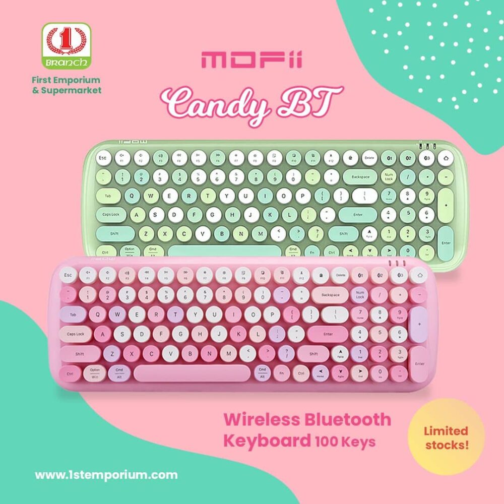 MOFii Candy BT Series Wireless Bluetooth Keyboard 100Keys