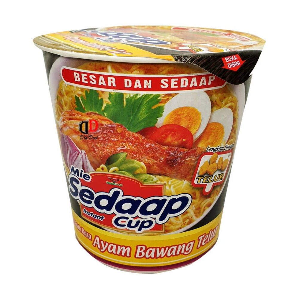 Mie Sedaap Instant Cup Noodle Medium Ayam Bawang Telur 77g
