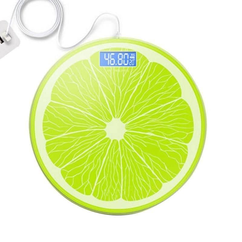 Digital Bathroom Personal Weigh Scale (Lemon)