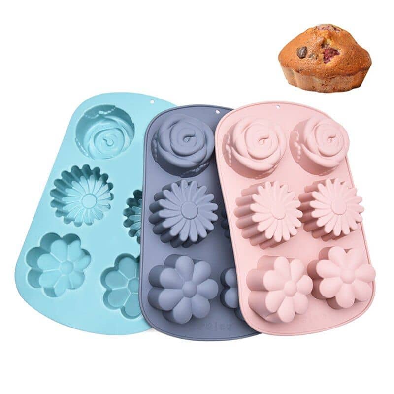 Cookstyle Cupcake Silicone Mold 6pcs SC1424