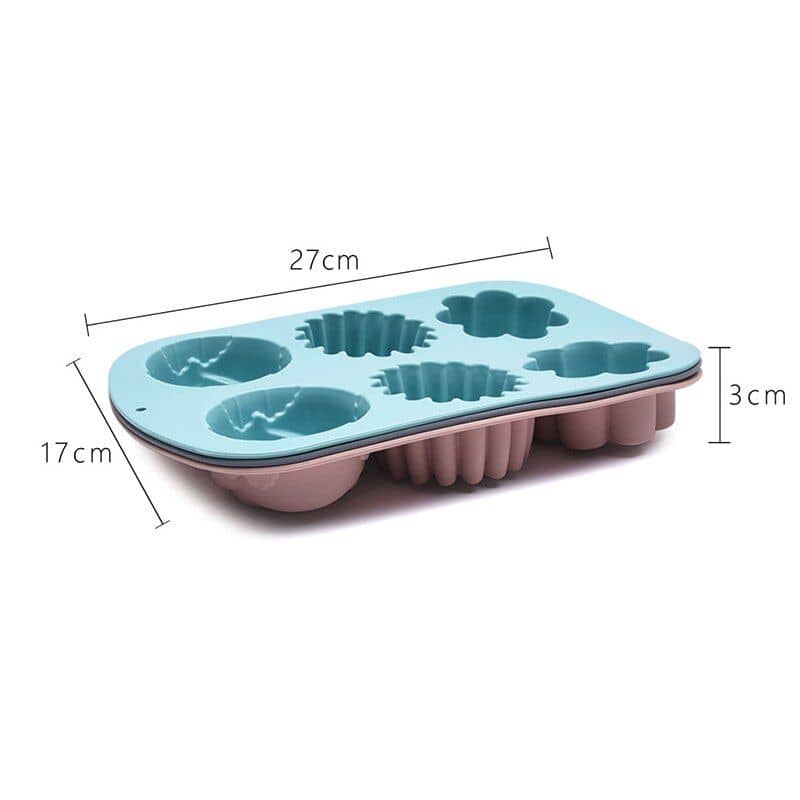 Cookstyle Cupcake Silicone Mold 6pcs SC1424