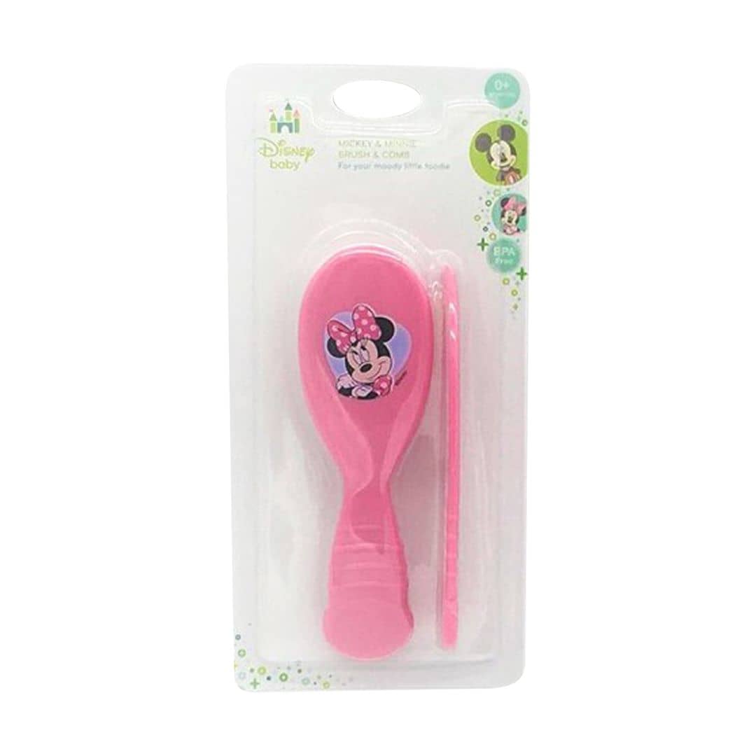 Disney Brush & Comb Set Pink