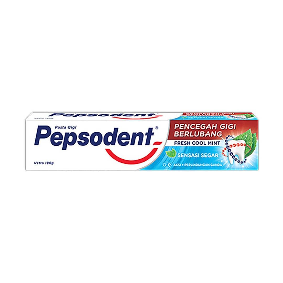 Pepsodent Prevent Cavities Toothpaste Fresh Cool Mint 190g