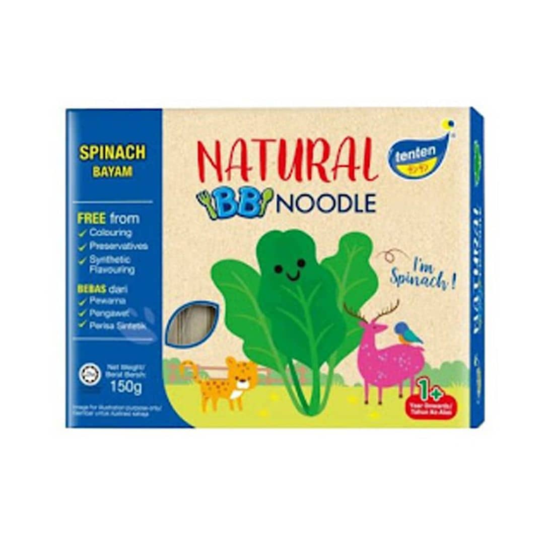 Tenten Natural BB Noodle Spinach 150g