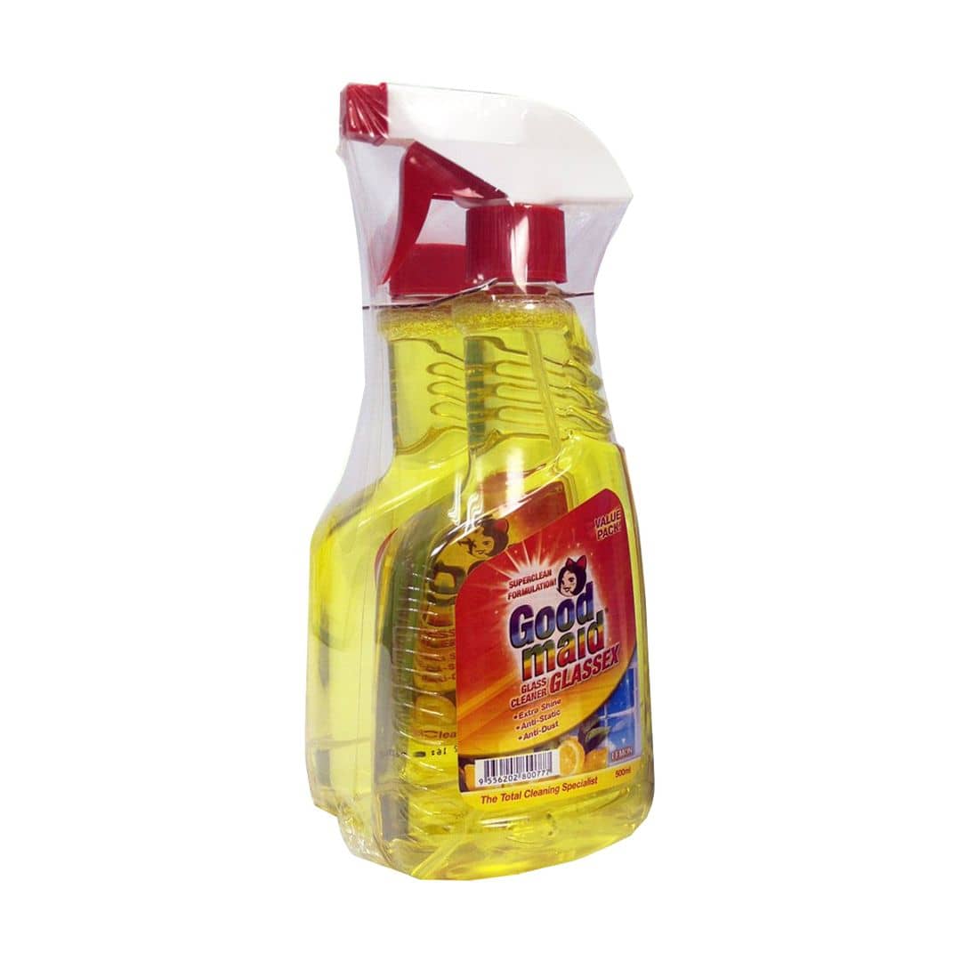Good Maid Glass Cleaner Lemon 500+500ml Value Pack