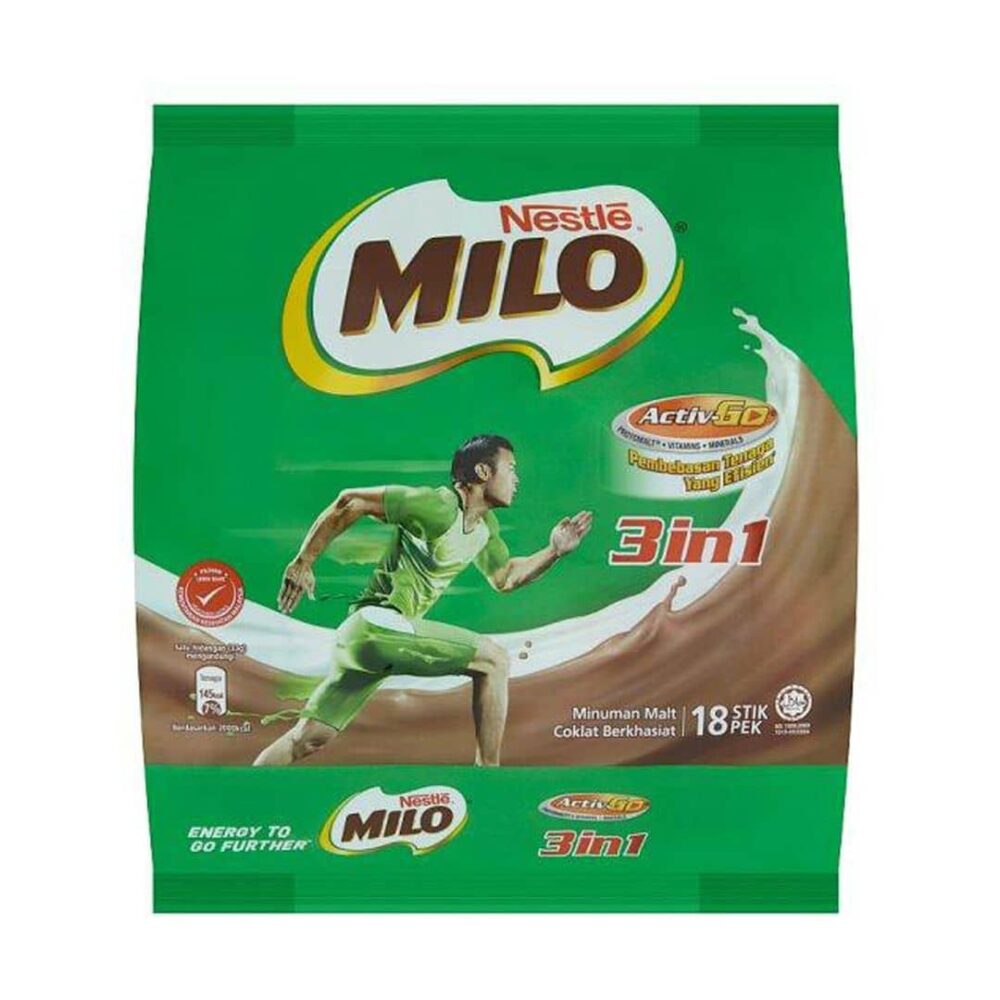 Nestle Milo ActiveGo 3 in 1 18x33g