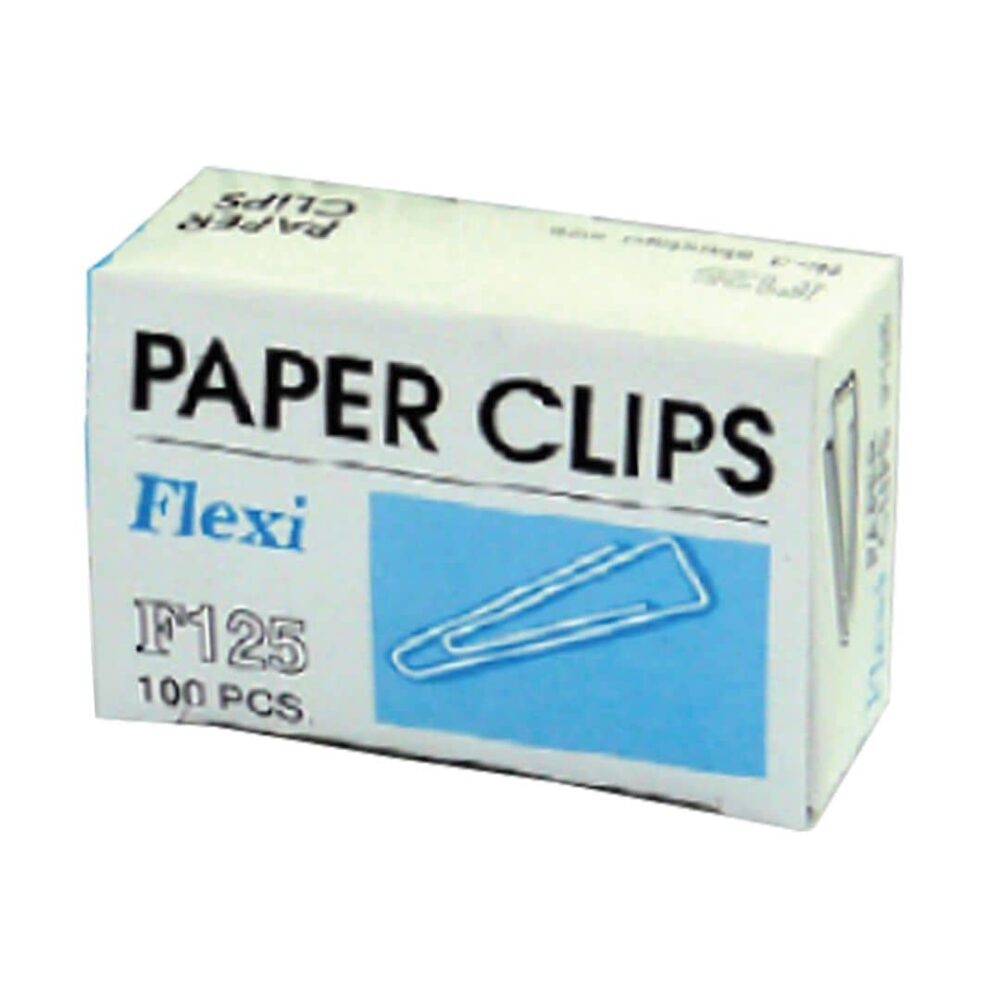 Flexi F125 Paper Clips 100pcs