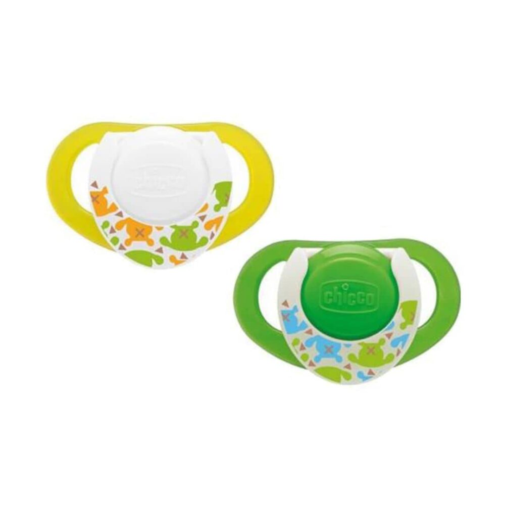 Chicco Physioring Soother Silicone Glow 4M+ 2s