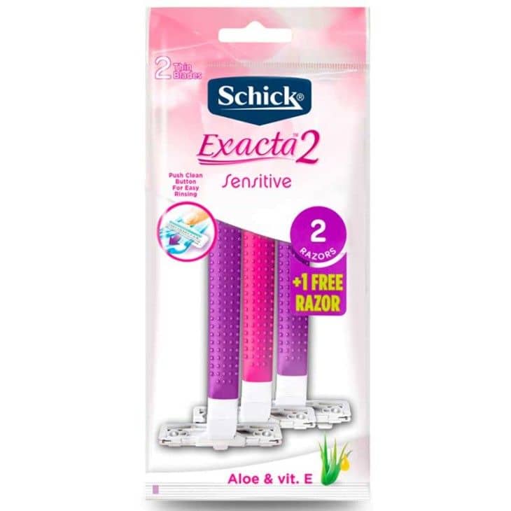 Schick Exacta 2 Sensitive 2+1 free Razor
