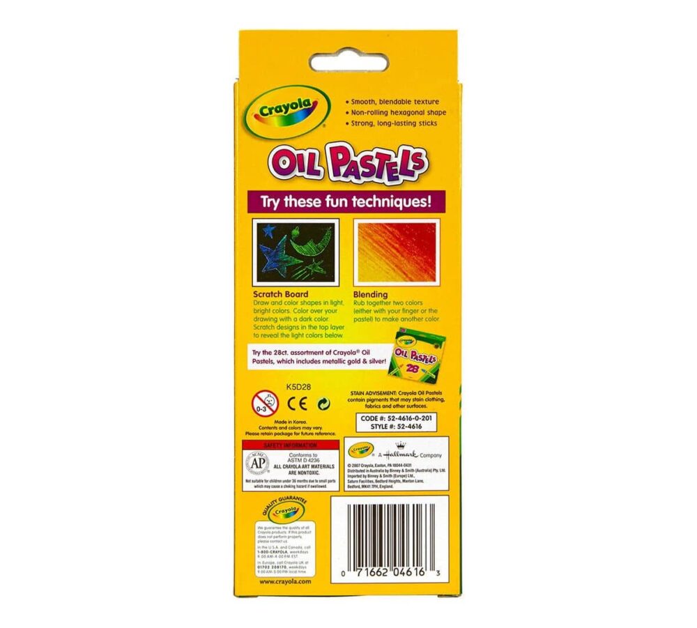 Crayola Oil Pastels 16 Colors