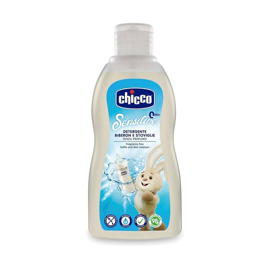 Chicco Detergent Feeding Bottle Dishes Sensitive 0m+ 300ml