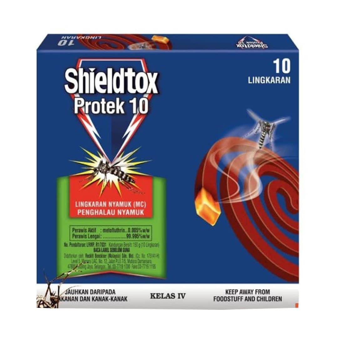 Shieldtox Mosquito Coils Protek 10 Class IV 10s