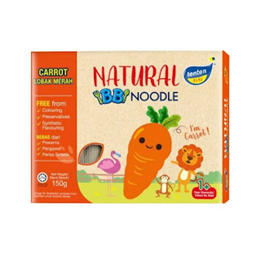 Tenten Natural BB Noodle Carrot 150g