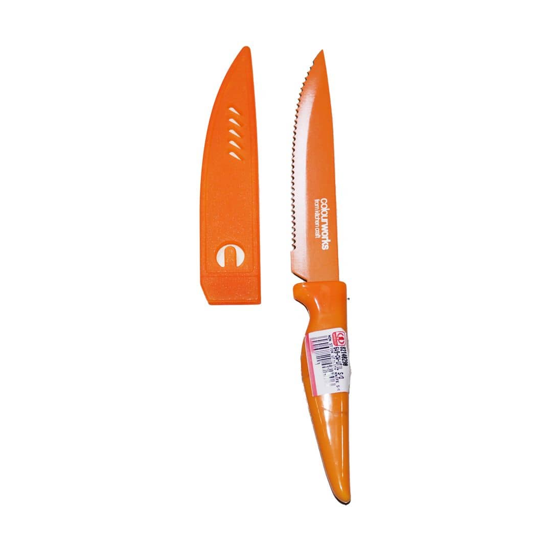 Kitchen Craft ColourWorks Orange Non Stick Utility Knife