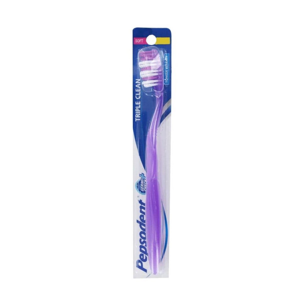 Pepsodent Triple Clean Soft Toothbrush 1s