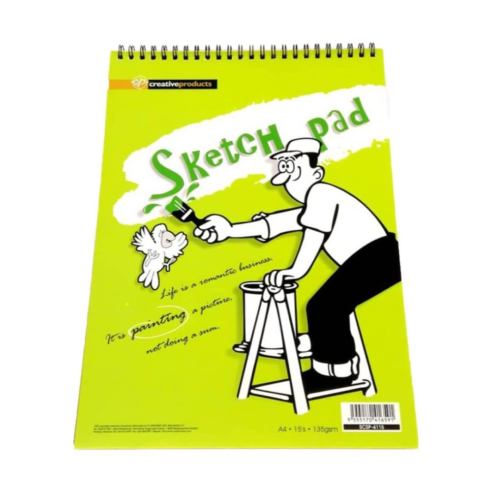 CreativeProducts Sketch Pad A4 15 sheets SCSP-4115