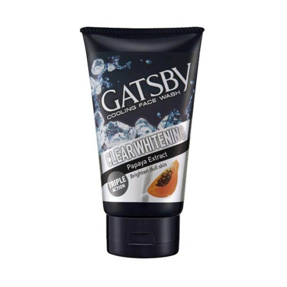 Gatsby Cooling Face Wash Clear Whitening Papaya Extract 50g