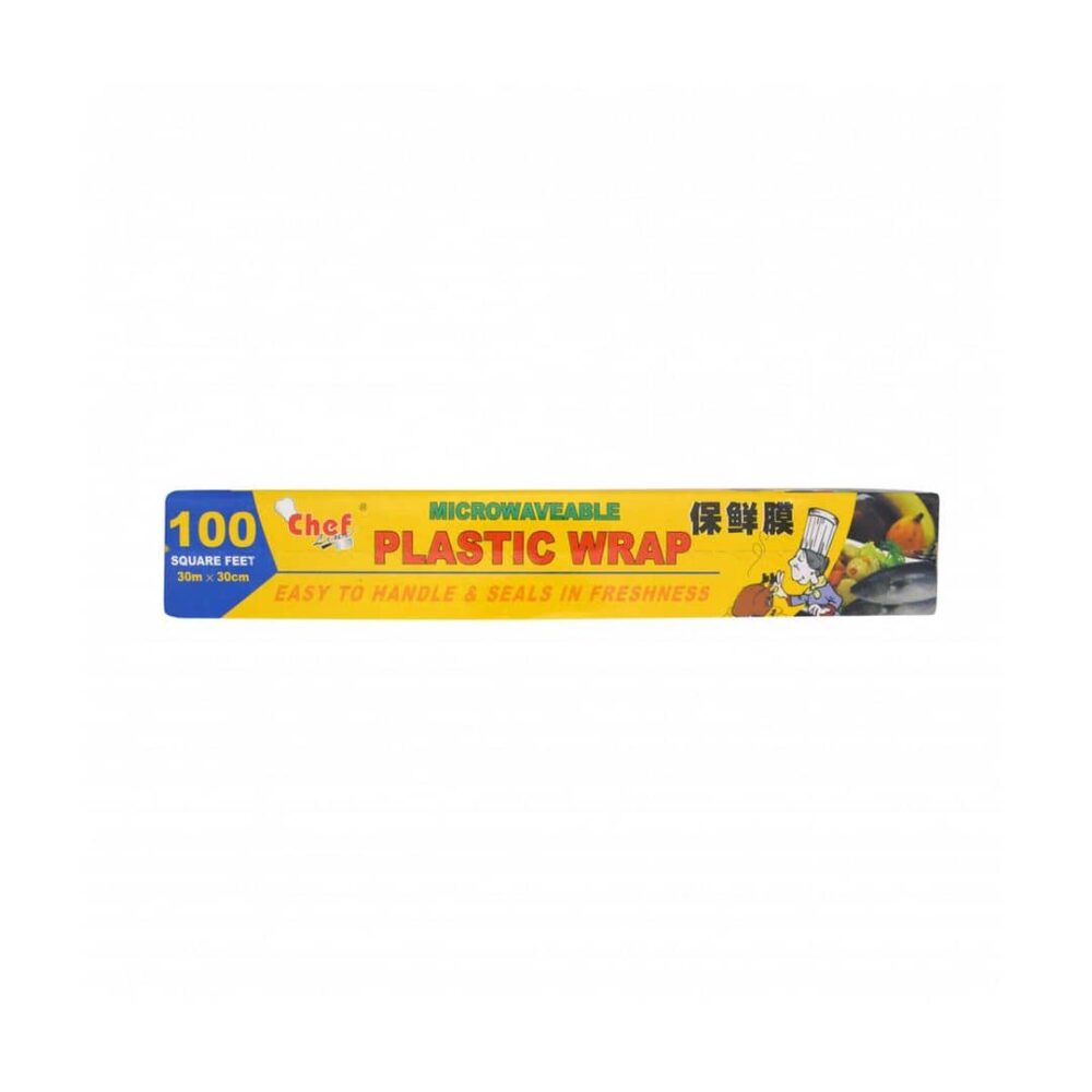 Chefline Plastic Wrap 100 Square Ft 30X30cm