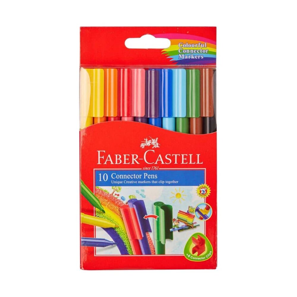 Faber-Castell 10 Colour Connector Pens