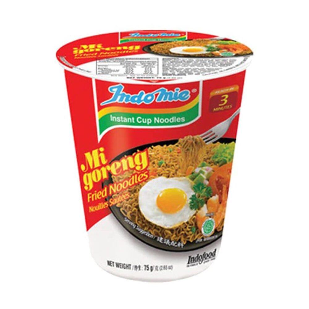 Indomie PopMie Instant Cup Noodle Medium Mi Goreng Special 80g