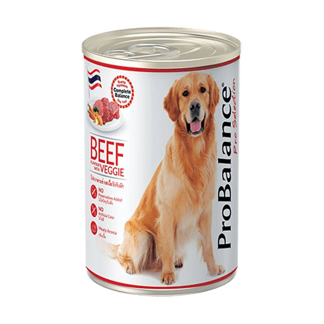 ProBalance Beef Flavour with Veggie Dog Food400g