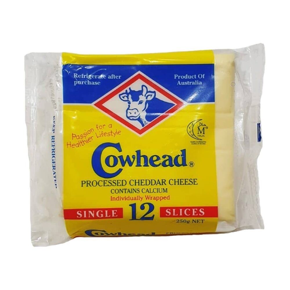 Cowhead Cheddar Cheese 12 slices