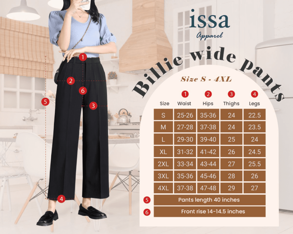 ISSA Billie Wide Pants (Cream)