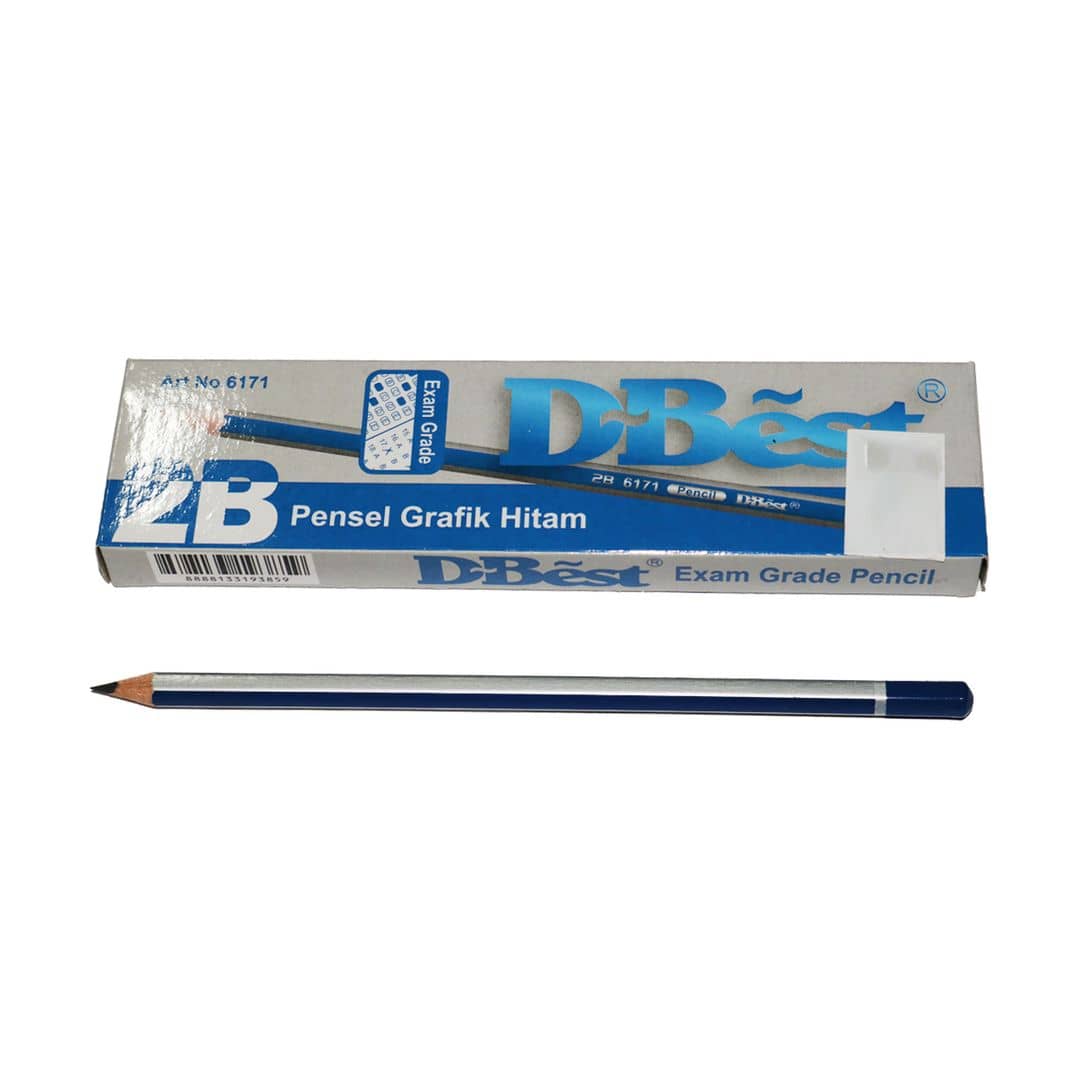 D-Best 2B Exam Grade Pencil 6171 12pcs