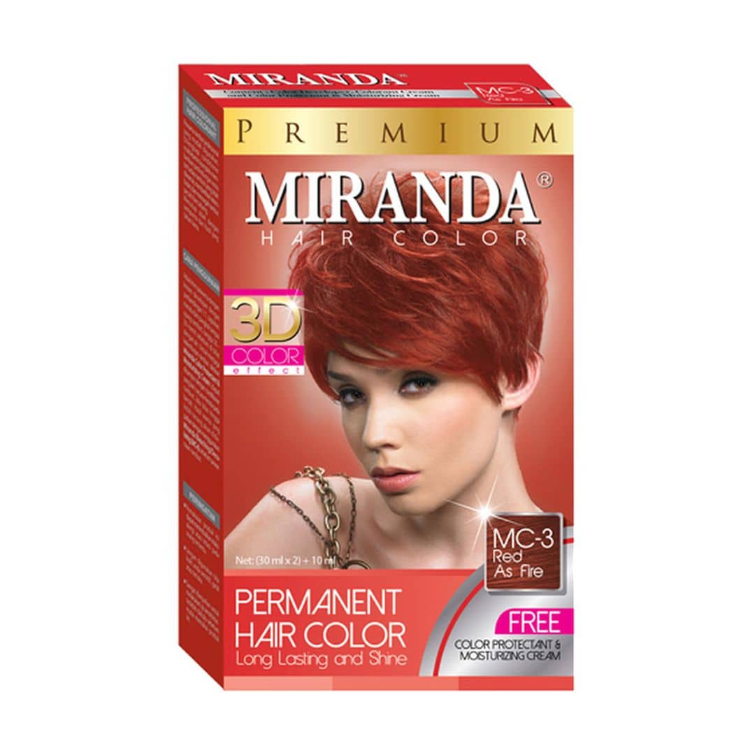 Miranda Hair Colour Mc-3 Red as Fire
