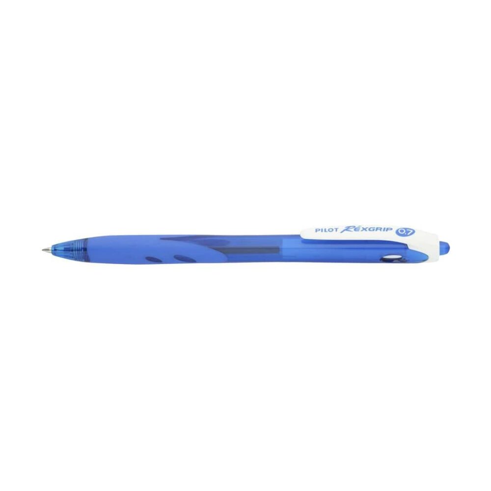 Pilot Rexgrip 0.7 Blue Ink Pen Blue