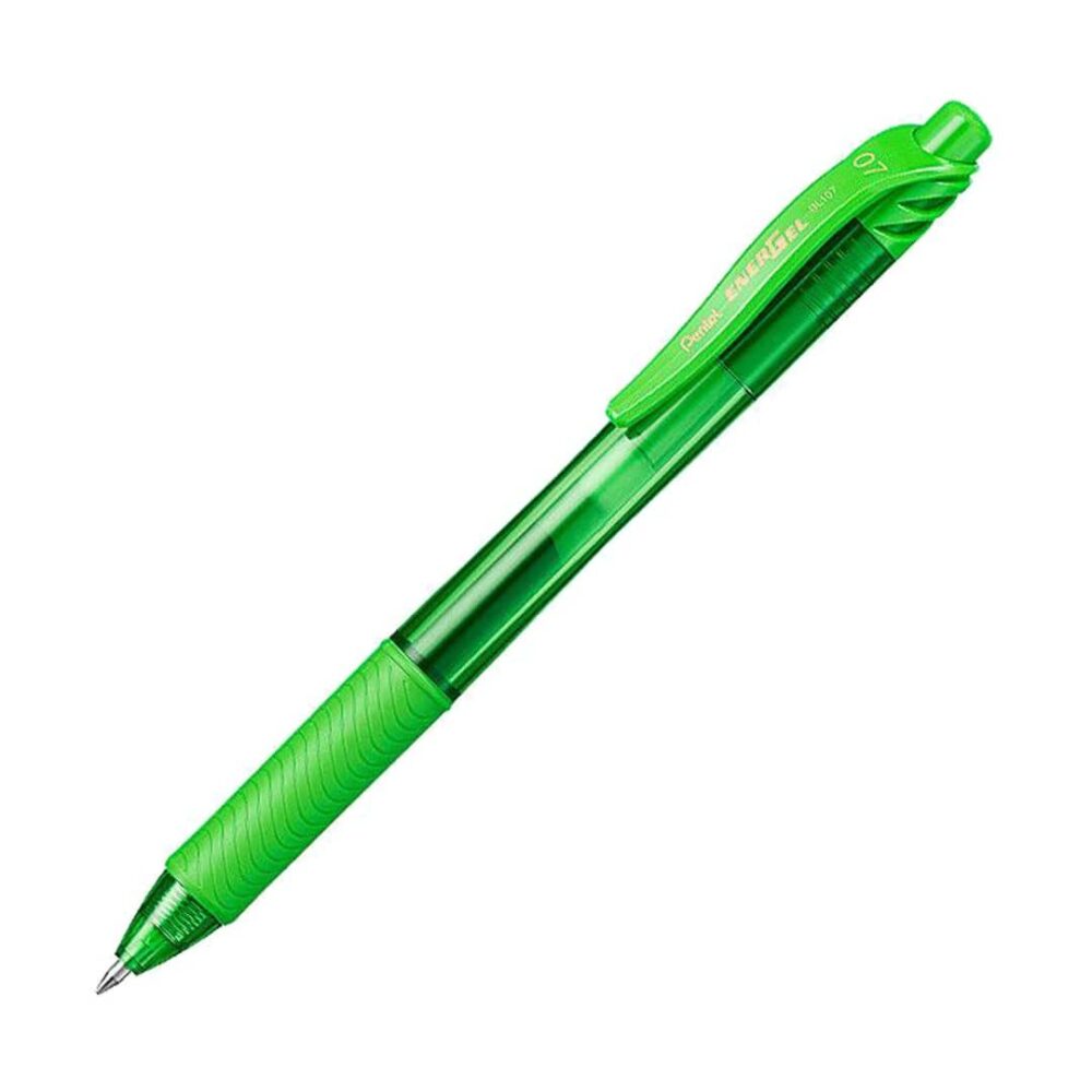Pentel EnerGel BL107 07 Lime Green Ink Pen – First Emporium ...