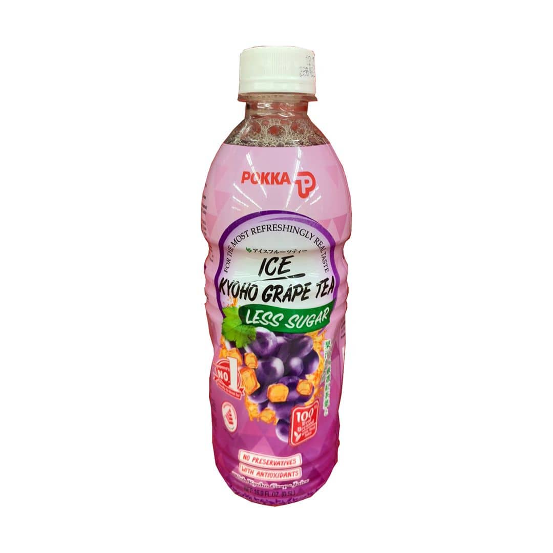 Pokka Ice Kyoho Grape Tea Less Sugar 500ml