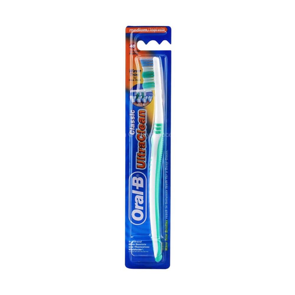 Oral B Ultra Clean Wave Trim Bristles Soft Toothbrush 1s