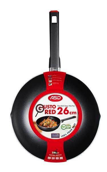 ASD Gusto Red Non-Stick Frying Pan 26cm