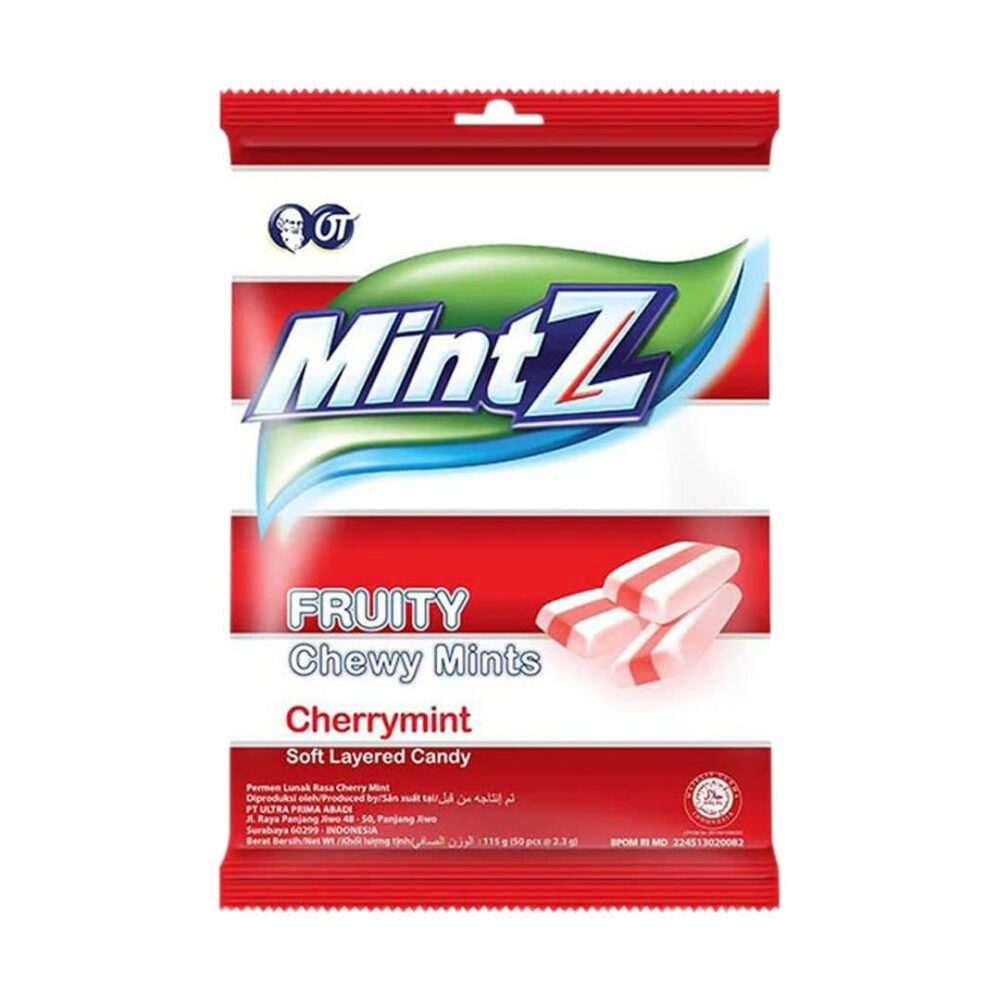 Mintz Cherrymint Fruity Chewy Mints 115g