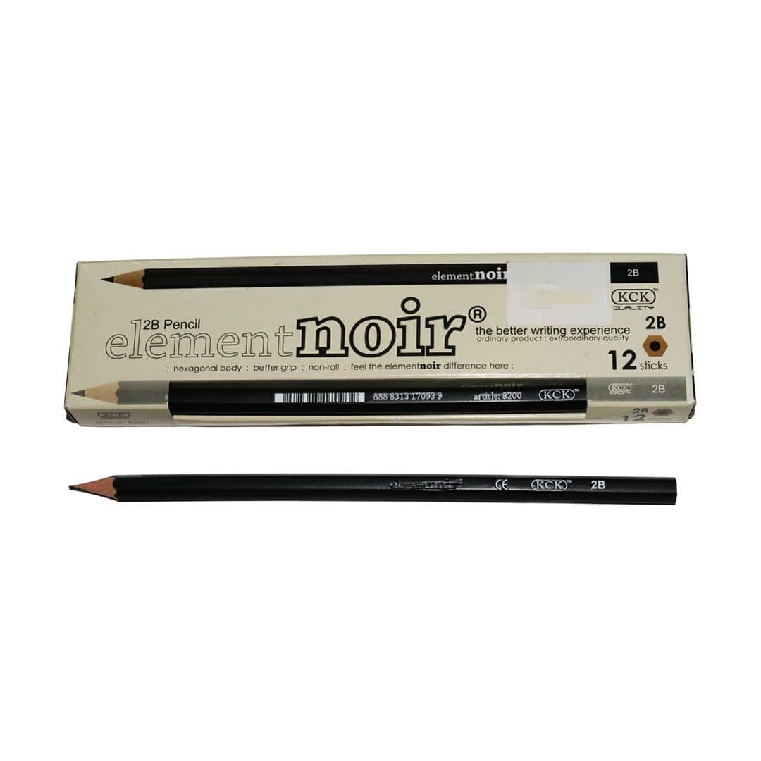 KCK Element Noir 2B Pencil 12 sticks